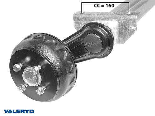 Axle Knott 1050 Kg 1900/2400  4x100 [1018191]