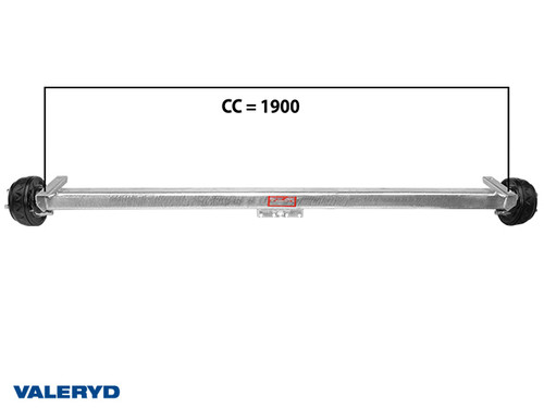 Axle Knott 1050 Kg  1900/2350  4x100 [1018190]
