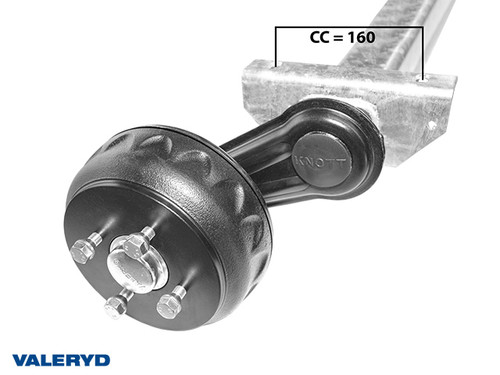Axle Knott 1050 Kg  1900/2350  4x100 [1018190]