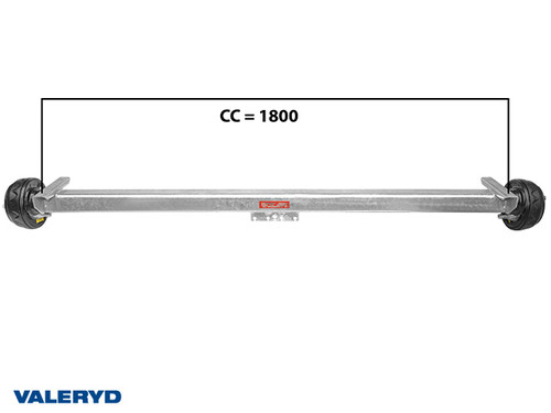 Axle Knott 1050 Kg  1800/2300  4x100 [1018181]