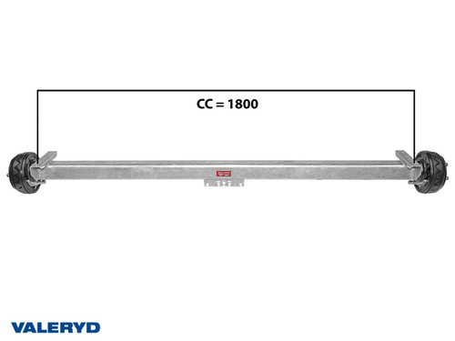 Axle Knott 1050 Kg  1800/2250  4x100 [1018180]