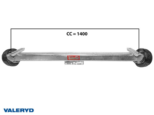 Axle Knott 1050 Kg  1400/1900  4x100 [1018141]