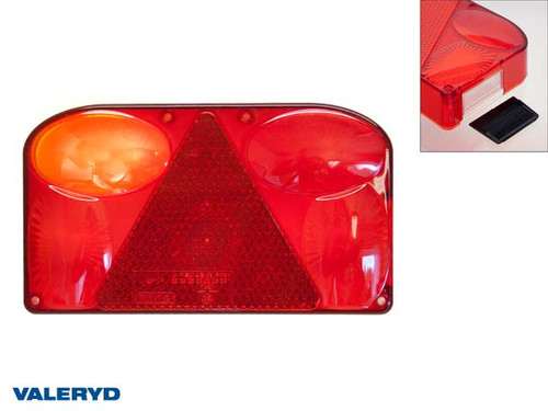 Spare lens Tail light Left 238x138x55 with fog light (for 3010086) [3120086]