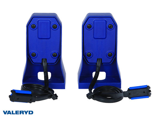  LED Position light Valeryd 100x63x46mm white incl. QS075 connector Blue holder (2 pack)  [3170072B]