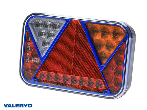 LED Tail light SCANDI-270 Blue Right, 200x130x50, 12V, Bayonet 5-pin [3010270B]