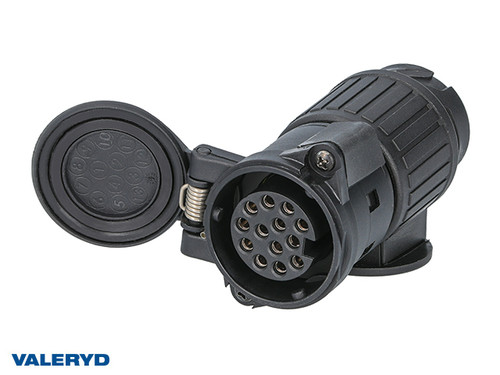 Electrical plug adapter LED 13-13-pin, Plastic  [3099008]