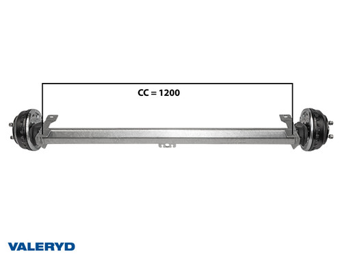 Axle AL-KO 1000kg 200x50/1200/1650/4x100 [1010013]