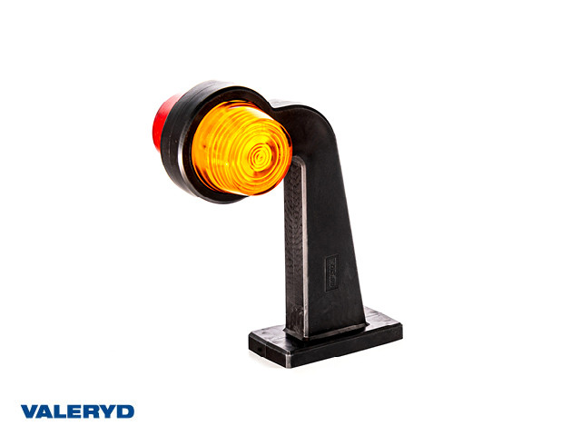 LED Begrenzungsleuchte Valeryd 195x167,5x91,6 rot/gelb, 12-36V inkl. 0,3m Kabel links