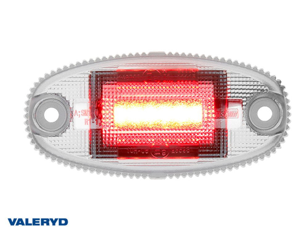 LED Umrissbeleuchtung Valeryd Arctic Night 73×35,6×18,6mm rot 12-36V mit 150mm Kabel
