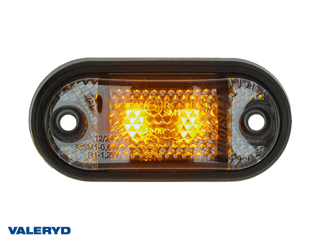 LED Umrissleuchte Valeryd Arctic Night gelb 12-36V 0,15m Kabel 