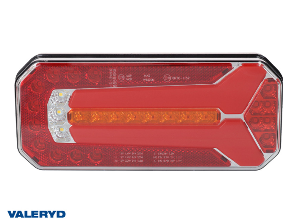 Rücklicht WAŚ; 236x104x49; Rechts/Links; LED 12/24V; 2,0m Kabel