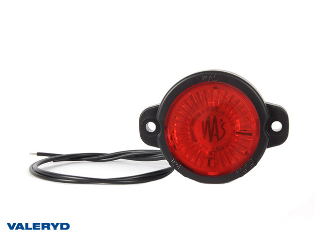 LED Pozicija WAŚ D/L 59x79,5x27mm crvena, 0,22 m kabel