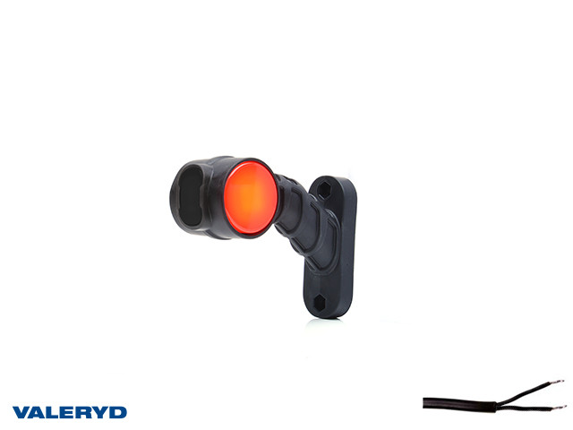 LED Svjetlo za označavanje širine WAŚ L 134x108x55 bijela/crvena 260mm kabel