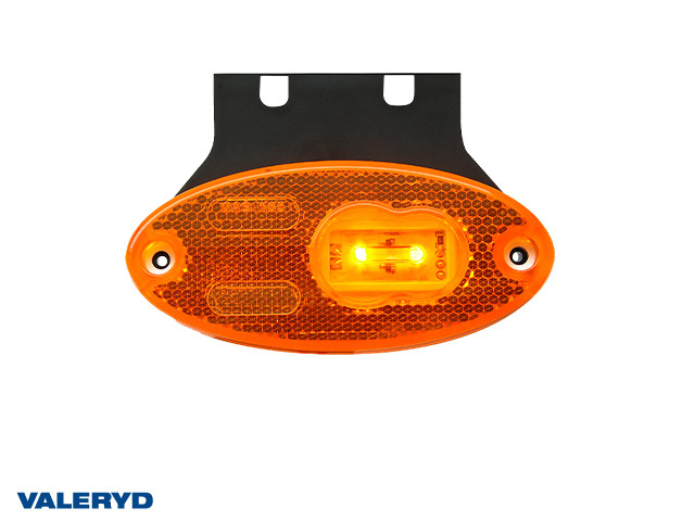 LED Pozicija WAŚ D/L 102x68x12 žuta 220mm kabel zauta sa gumenim prihvatom