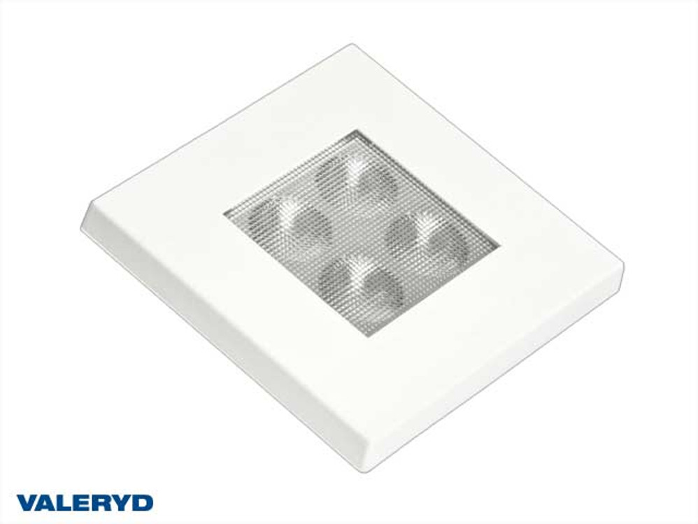 LED Innenlampe viereck 76x76 weiß
