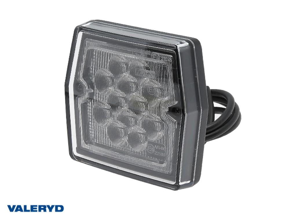 LED Rückfahrleuchte 99,7 x 92,7 x 30, Kabel 1 m, 12 V, 2 x M5-Schraubanschluss, CC = 45 mm
