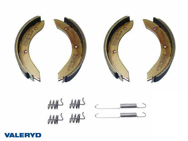 Brake shoe set 160x35 fits Peitz Axle set 