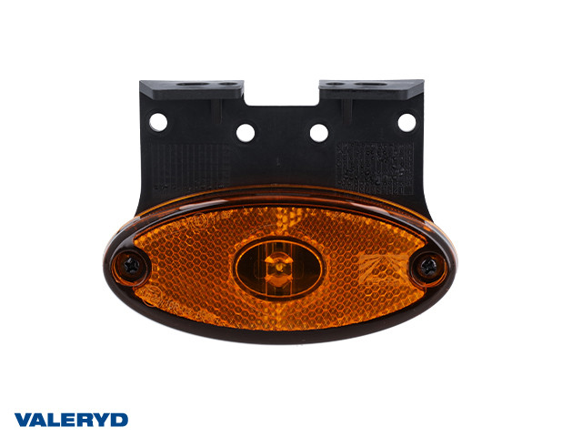 LED Seitenmarkierungsleuchte Aspöck Flatpoint II 102x46x22mm gelb 24V mit P&R 1,50m Kabel