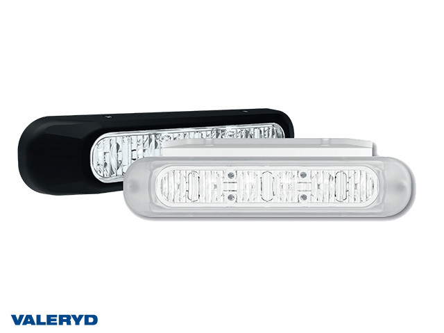 DRL LED dnevna svjetla 132,2x28,2x19,1mm 3,5m kabel, 2xCrna pokriti, 2xTransparentan pokriti 2-kom