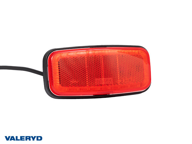 LED Pozicijsko svjetlo 125x60x24mm crvena 46cm kabel