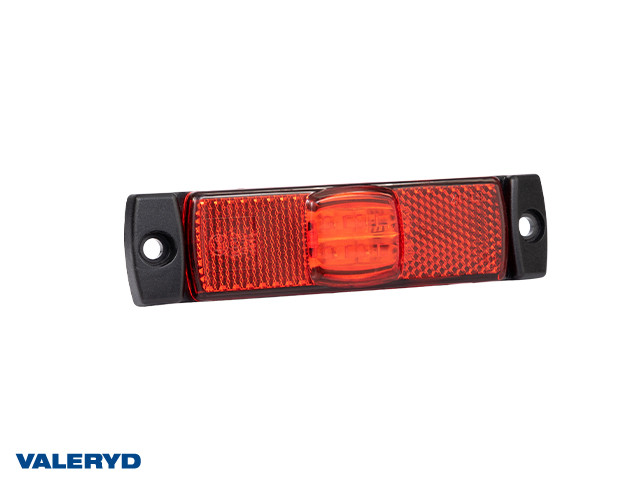 LED Pozicija Valeryd 130x32x14,5 crvena 12-30V sa katadiopterom ulazi. 450 mm kabel