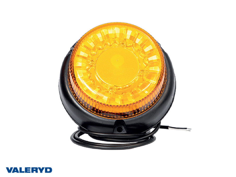LED Rotating beacon light yellow Screw mounting Cable 1.5m