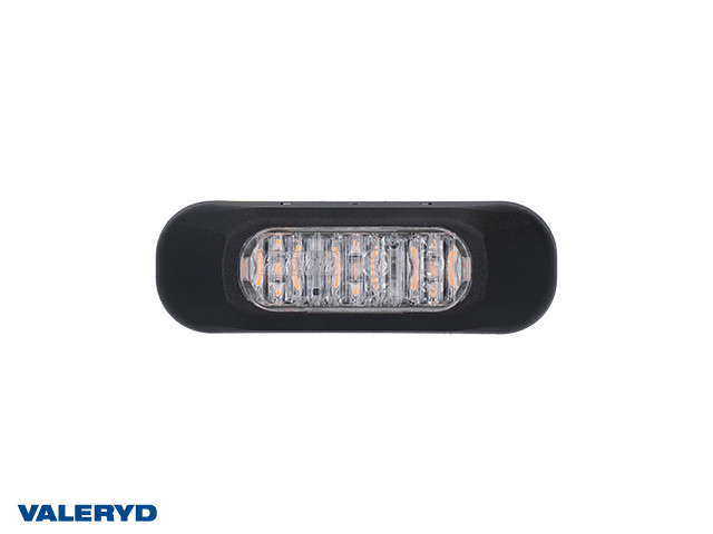 LED Warnleuchte 12-36V 84,2x28,2x19mm Gelb mit je 0,25 Kabel