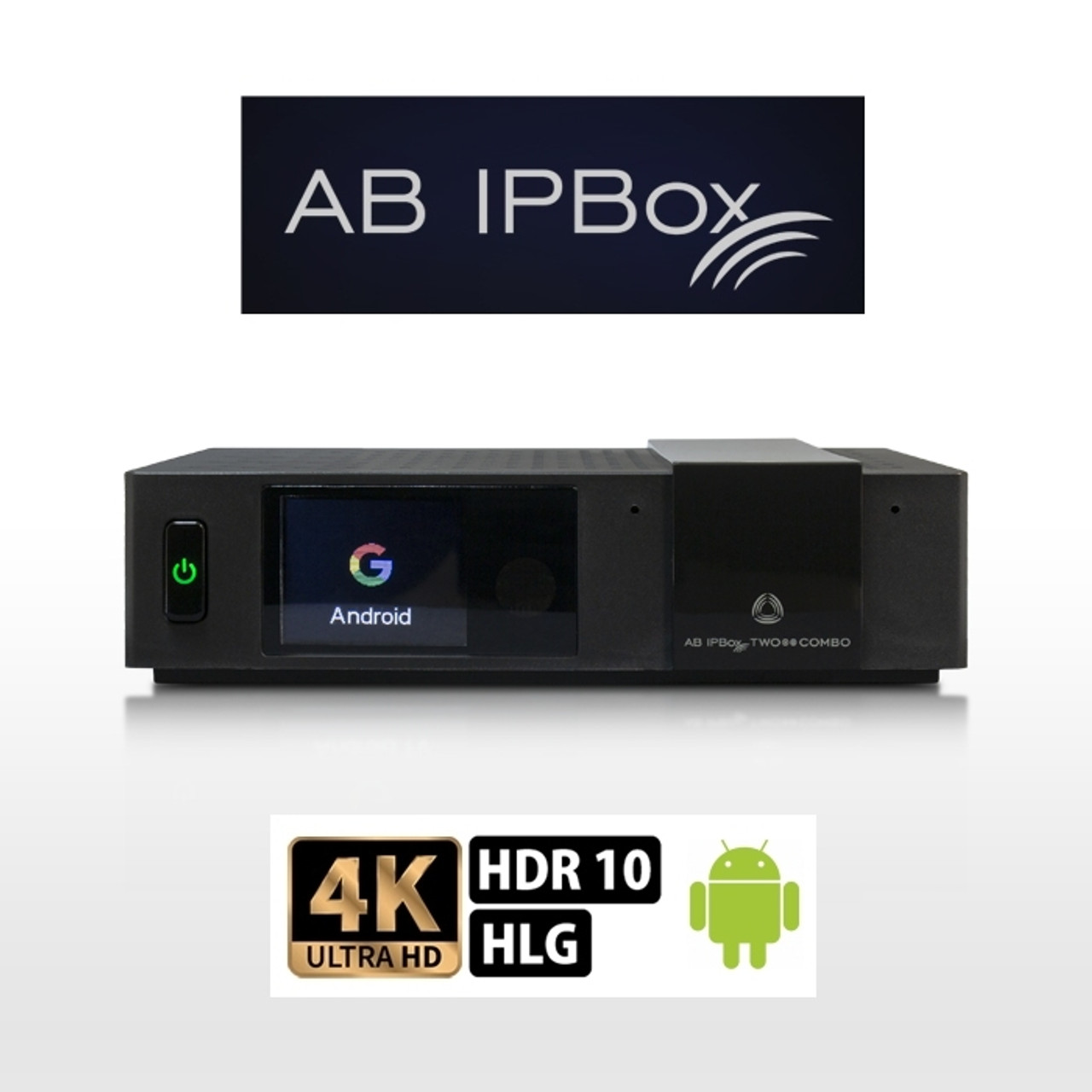 AB IPBox TWO COMBO 4K Satellite Terrestrial Receiver Android TV