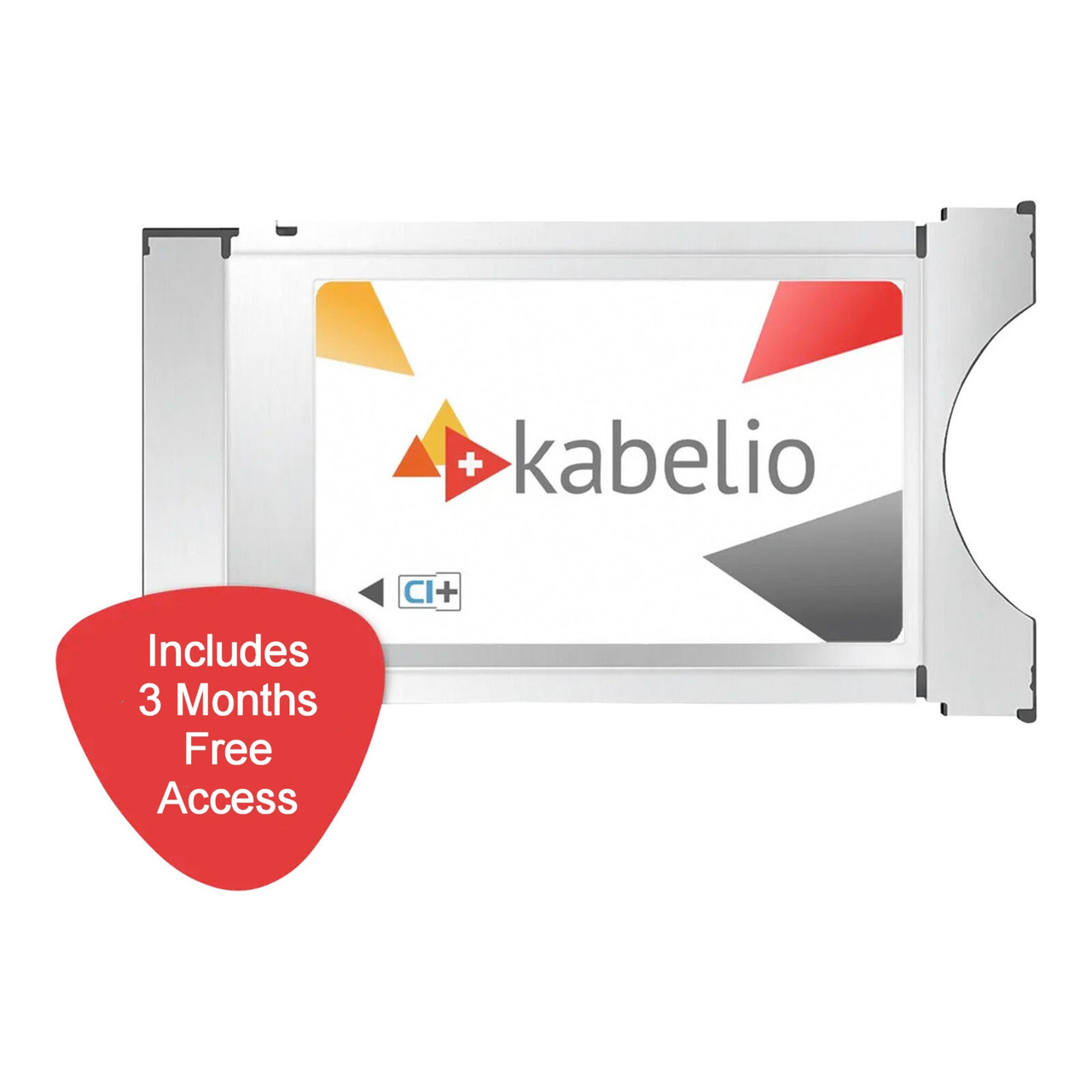 Pack Kabelio CI+ Cam Module + 3 Mois D’abonnement TV 47 Chaînes Suisses