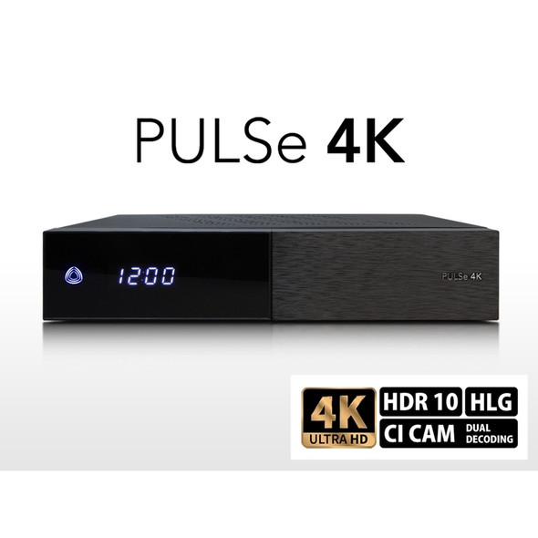 PULSe 4K UHD Twin Tuner DVB-S2X Enigma2 Linux H265 2160p PVR Ready