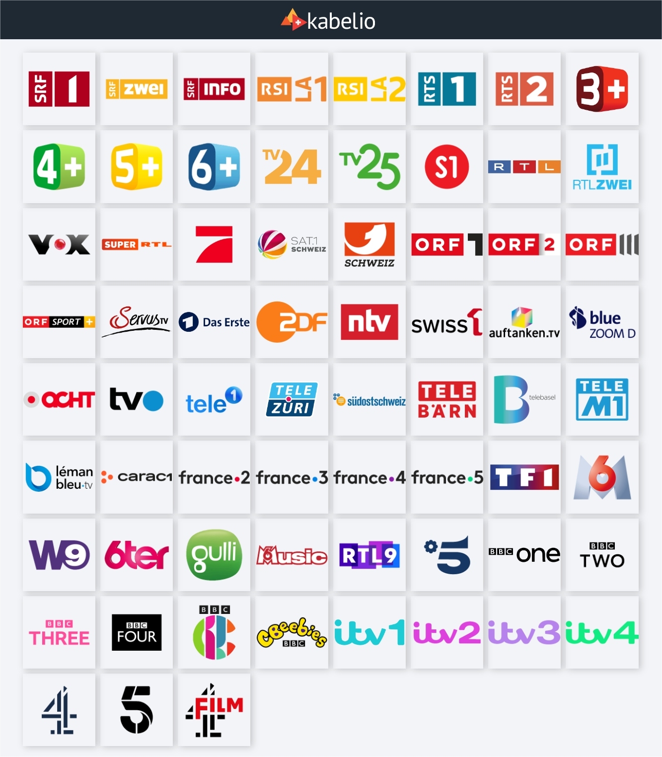 Pack Kabelio CI+ Cam Module + 3 Mois D’abonnement TV 47 Chaînes Suisses