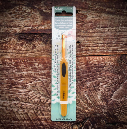 Clover Soft Touch Ergonomic crochet hooks - B, C, D, E, F, G, 7, H, I, J
