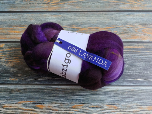 Malabrigo Nube – Lavanda | 100% Merino Wool Roving, 4oz | Spinning & Felting Fiber