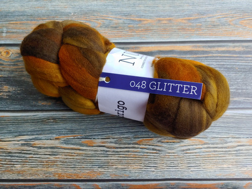 Malabrigo Nube – Glitter | 100% Merino Wool Roving, 4oz | Spinning & Felting Fiber
