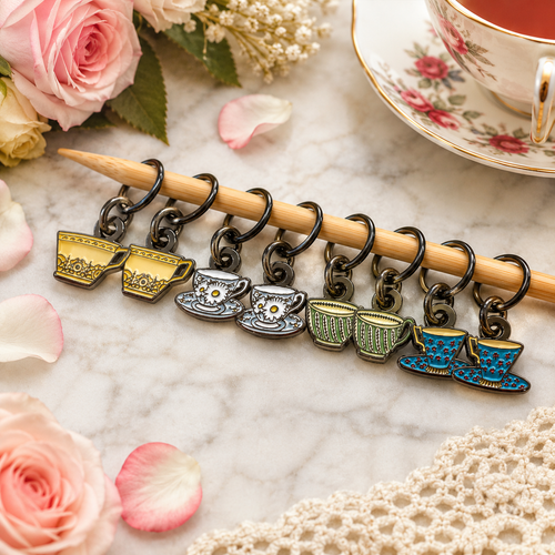 Teacup Stitch Markers