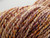 Luxury Handspun Merino Wool skein in Autumn Majesty, a 2-ply Sport/DK weight yarn with warm earthy tones and subtle multicolor specks.