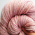 Luxury Handspun Merino yarn, Pink Opal color, 2-Ply Sport/DK wool skein, soft pink and white hues, artisan spun, 56 brand, merino wool blend.