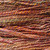 Luxury Handspun Merino yarn, November Autumn color, Artisan 2-Ply Sport/DK wool, multicolored tones of orange, brown, and yellow.