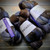 Malabrigo Nube Cirrus Gray, Merino wool roving, 4oz, spinning & felting fiber, soft gray, brown, and blue hues, natural fiber skeins.
