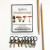 Artisan mushroom stitch markers in a glassine envelope with vintage-style botanical packaging.