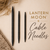 Lantern Moon Ebony Wood Cable Needle Set - 3pc Handcrafted Luxury Knitting Notions