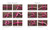 Knits for Dogs step-by-step guide showing pink yarn instructions for making sweaters, toys, and blankets with detailed hand movements.