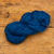 Handspun Bulky Merino Yarn: Freedom Tonal Blue