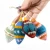 Four colorful handmade felted wool Christmas ornaments from The Winding Road, showing embroidered details and natural twine hanging loops.