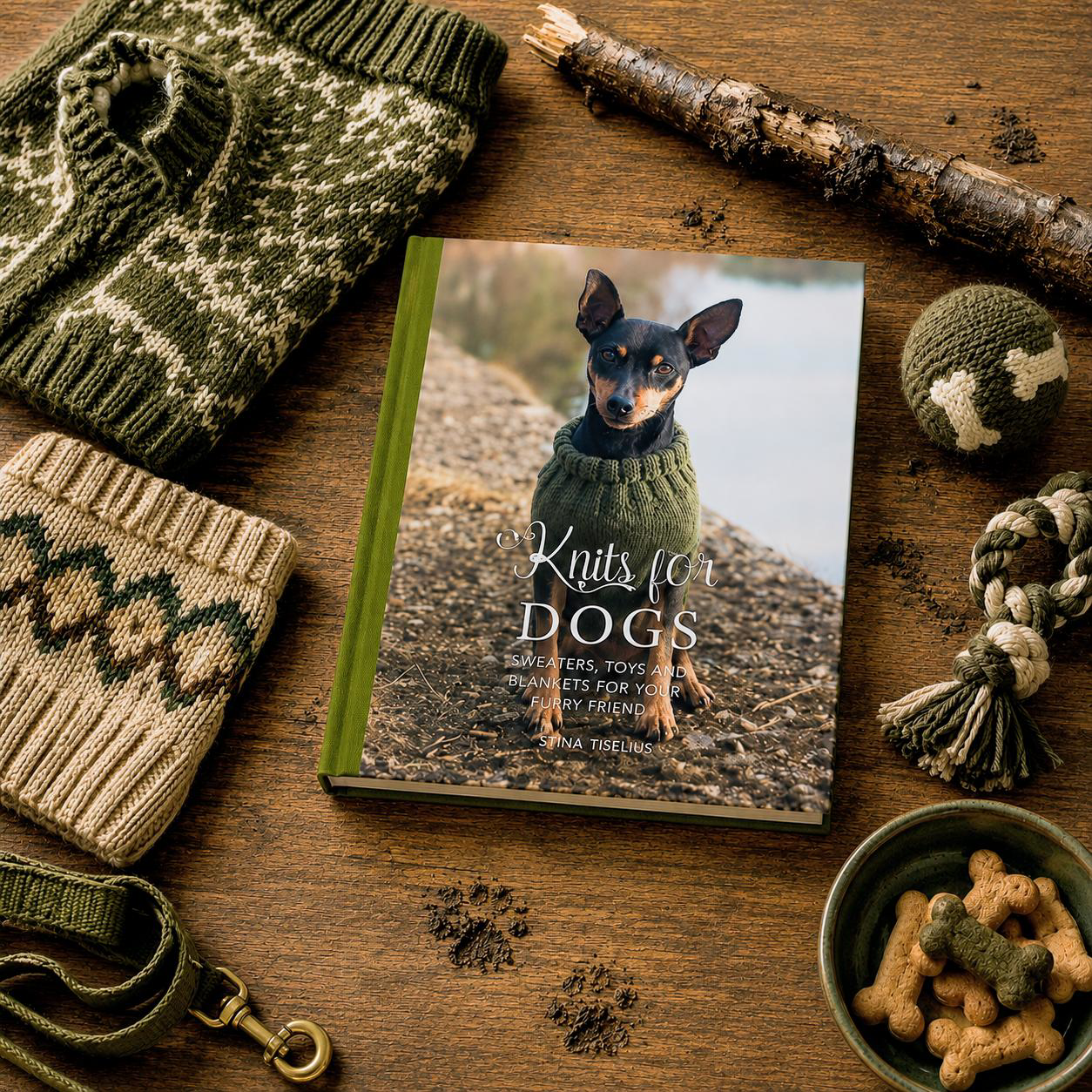 Knits for Dogs by Stina Tiselius | Dog Sweater Knitting Patterns