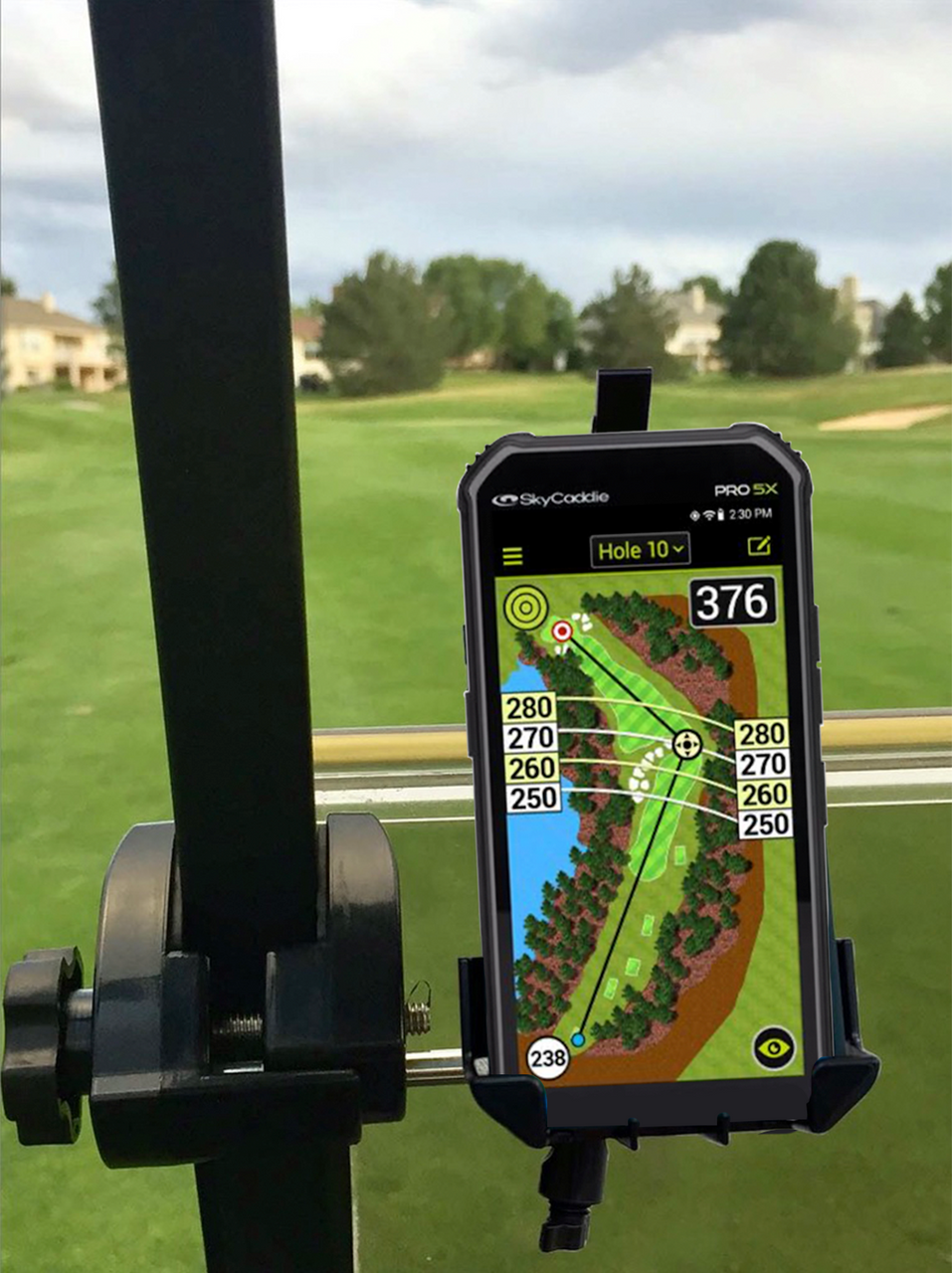 SkyCaddie Pro 5X Golf Cart Mount Caddie Buddy