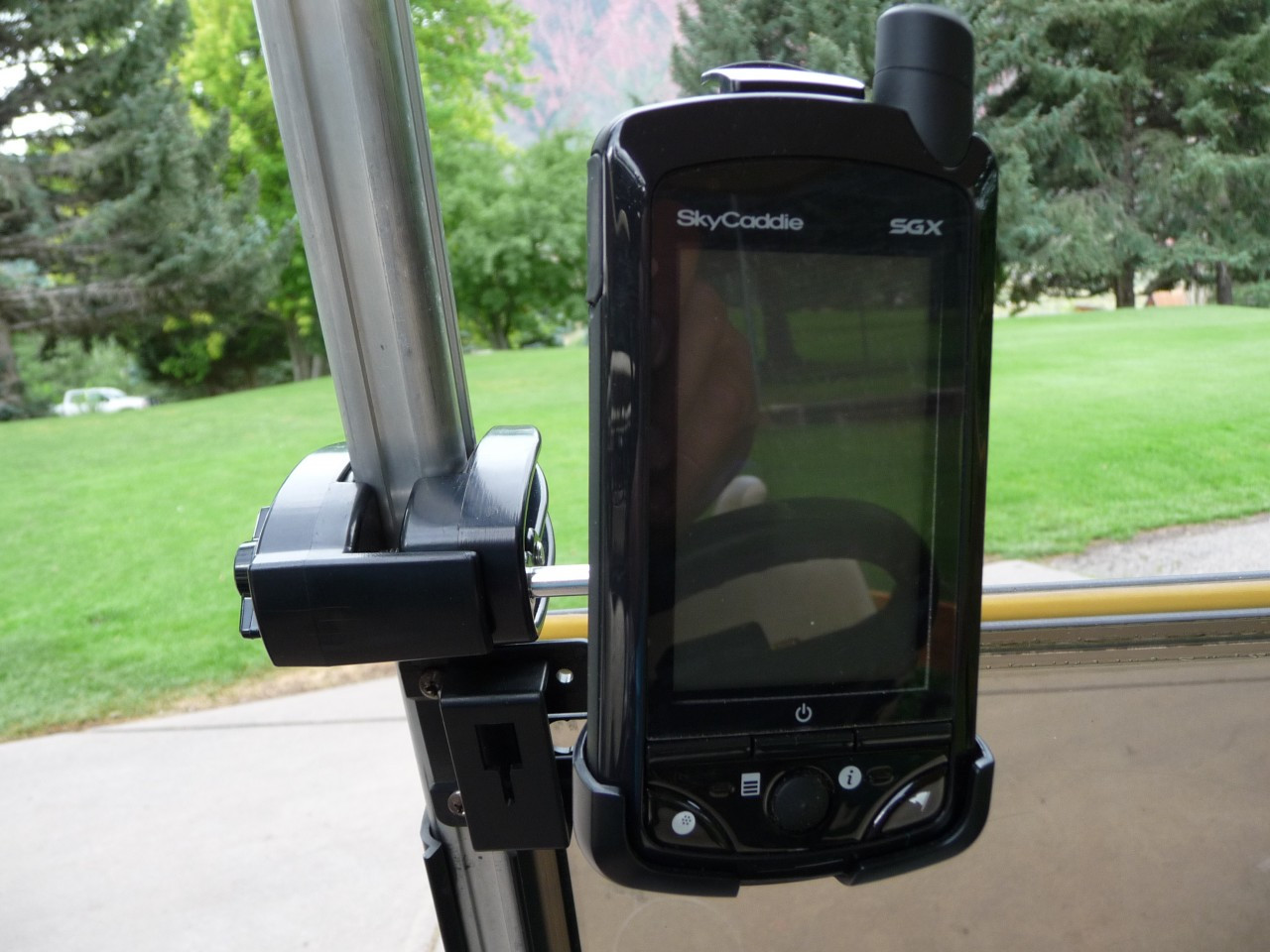 Golf Cart GPS Mount Holder For SkyCaddie SGX and SGXw Caddie Buddy