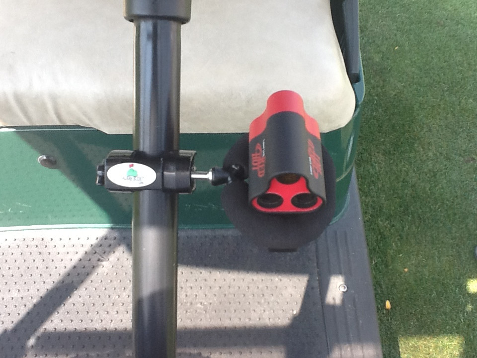 Laser link Golf Cart Mount for Redhot, Quickshot and Switch Rangefinders -  Caddie Buddy