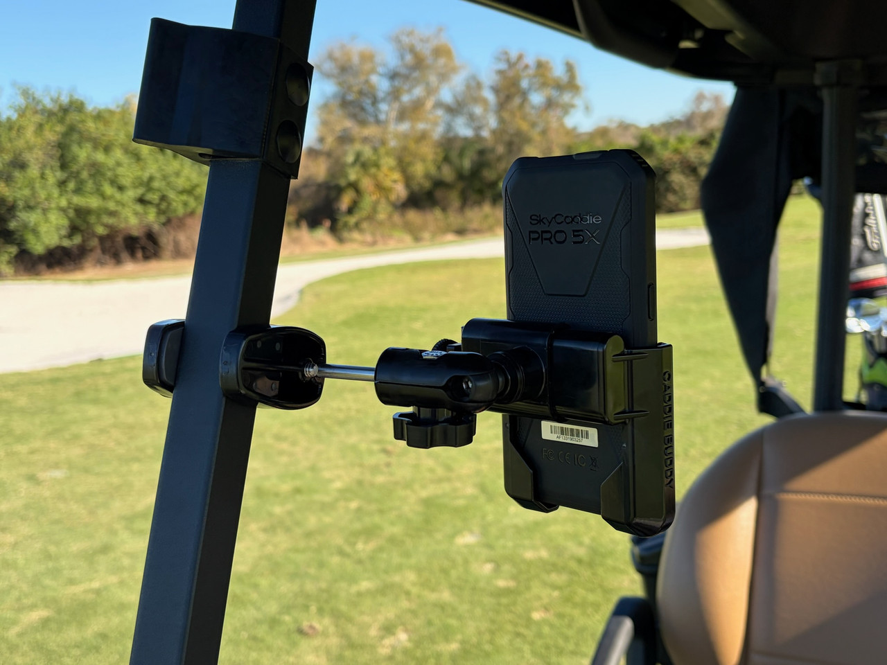 【正規輸入品】Caddie Buddy Professional Golf Cart Phone Mount Holder | Fits iPhone & All Smartphones (2–4