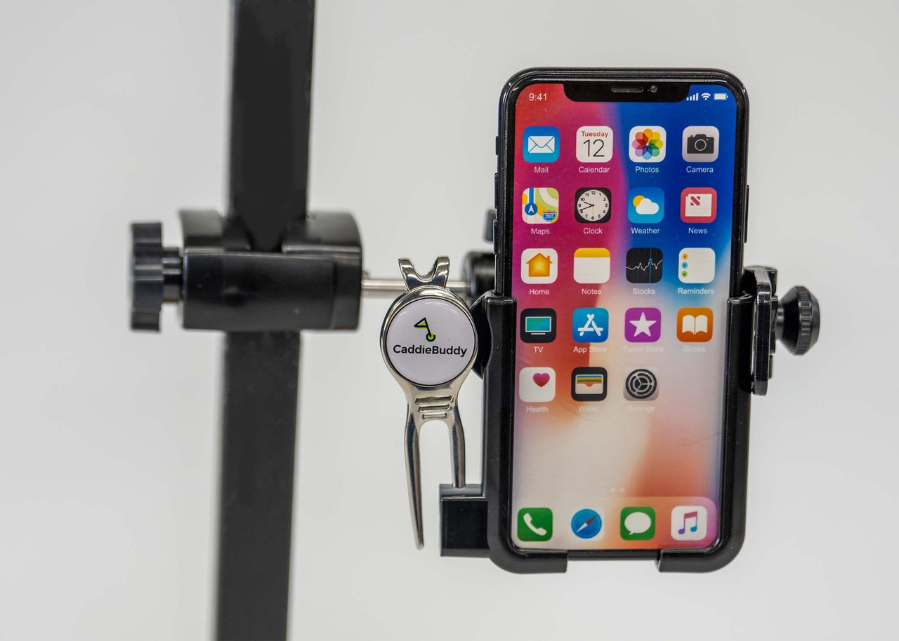 iPhone Golf Cart Mount/Holder Fits all Smartphones 2-4